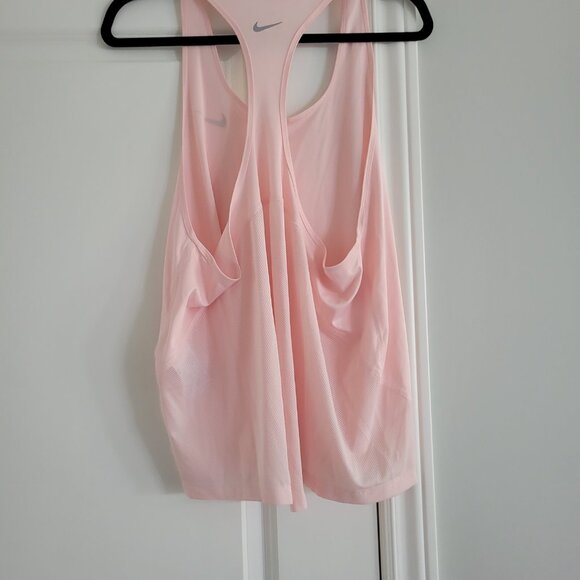Nike coral pink dri-fit sleeveless running tank - Picture 2 of 2